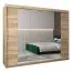 Grande 250 cm de large Armoire avec 3 portes | 10 casiers | Couleur: Chêne Sonoma Abbildung