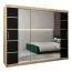 Grande 250 cm de large Armoire avec 3 portes | 10 casiers | Couleur: Chêne Sonoma Abbildung