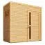 Maison de jardin 1,21 x 2,34 mètres (incl. toit) | en éléments préfabriqués| non traité | avec toit plat Abbildung