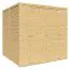 Bois-Abri de jardin 2,11 x 2,07 mètres (incl. toit) | Naturel | toit plat Abbildung