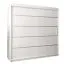 2 mètres de large Armoire avec 2 portes | Couleur: Blanc Abbildung