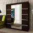 180 cm de large Armoire à portes coulissantes avec 10 casiers et 2 portes | Couleur: Noir | Laminée Abbildung