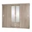 240 cm de large Armoire avec 4 portes, 5 casiers et 2 tiroirs | Couleur: Chêne Sonoma | Profondeur: 62 cm Abbildung