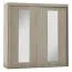 200 cm de large Armoire à portes coulissantes avec 2 portes | 10 casiers | tringle à vêtements | Couleur: Chêne Sonoma Abbildung