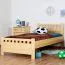 Cadre de lit pour enfants / Lit pour enfant 100 x 200 cm | Bois massif: Pin | Laqué Naturel Abbildung