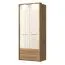 92 cm de large Armoire avec 2 portes et 2 tiroirs | Couleur: Beige | Profondeur: 56 cm Abbildung