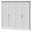 236 cm de large Armoire avec 4 portes | Couleur: Blanc Abbildung