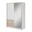 Armoire | 2 portes | 1 tringle à vêtements | 2 tiroirs | 6 compartiments | 5 étagères | 154 cm de large | MDF Abbildung