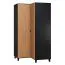 102 cm de large Armoire avec 2 portes | Couleur: Noir Abbildung