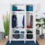 137 cm de large Armoire avec 3 portes | Couleur: Blanc Abbildung