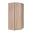 94 cm de large Armoire avec 1 porte | tringle à vêtements | Couleur: Chêne Abbildung