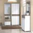 Easy Meubles Vestiaire complet - Set A Sagone, 5-pièces, Couleur: Chêne Brun foncé / Blanc Abbildung