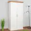 Vestiaire - Armoire, Couleur: Pin Blanc / Brun - 187 x 97 x 49 cm (H x L x P) Abbildung