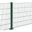 Clôture grillagée - Double fil David 6/5/6 mm, Finition: revêtement vert, Hauteur: 223 cm, Longueur: 251 cm