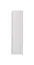 Porte pour armoire d'angle / Couleur : Blanc platine / Dimensions : 51 x 2 x 189,5 cm / Cadre décoratif
