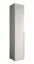 Armoire penderie étroite 6 compartiments Karpaten 01 | Blanc mat | 236,5 x 50 x 47 cm | Style moderne