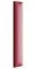 Panneaux rembourrés, lot de 10, Couleur : Rouge, Housse : Similicuir, dimensions : 80 x 15 cm