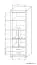 Armoire Kundiawa 28, couleur : chêne Sonoma clair / chêne Sonoma foncé - Dimensions : 200 x 70 x 40 cm (H x L x P)