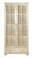 Vitrine pour livres, Vitrine - Pin Bois massif, Couleur: Naturel Abbildung