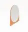 Grand miroir Wellsford 46 | Massif de hêtre cœur huilé | 62 x 55 x 2 cm | Design naturel
