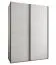 Penderie / Armoire à portes coulissantes / 245,5 x 180 x 64 cm / 2 tringles à vêtements / 2 portes coulissantes / 11 compartiments / 6 étagères / Soft-Close / Couleur : Blanc