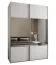 Penderie / armoire à portes coulissantes / 11 compartiments / 245,5 x 180 x 64 cm / Fonction Soft-Close / Miroir / 2 portes coulissantes / 2 tringles à vêtements / Couleur : blanc