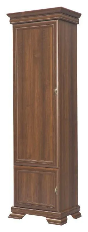 Bureau - Armoire étroite, Couleur: Brun foncé - 193 x 58 x 40 cm (H x L x P) Abbildung