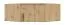 Armoire Hannut 29, Couleur : Chêne Artisan - Dimensions : 40 x 95 x 95 cm (H x L x P)