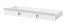 Tiroir pour lit simple / lit d'appoint, couleur : blanc / crème - Dimensions : 27 x 74 x 138 cm (H x l x L)
