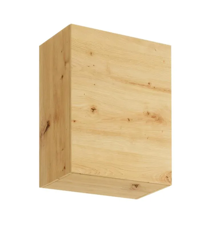 Elément suspendu de cuisine / Chêne Artisan / Matterhorn 04 / Face sans Poignées / Push-to-Open / 60 x 31,3 x 72 cm / 1 porte / 2 compartiments