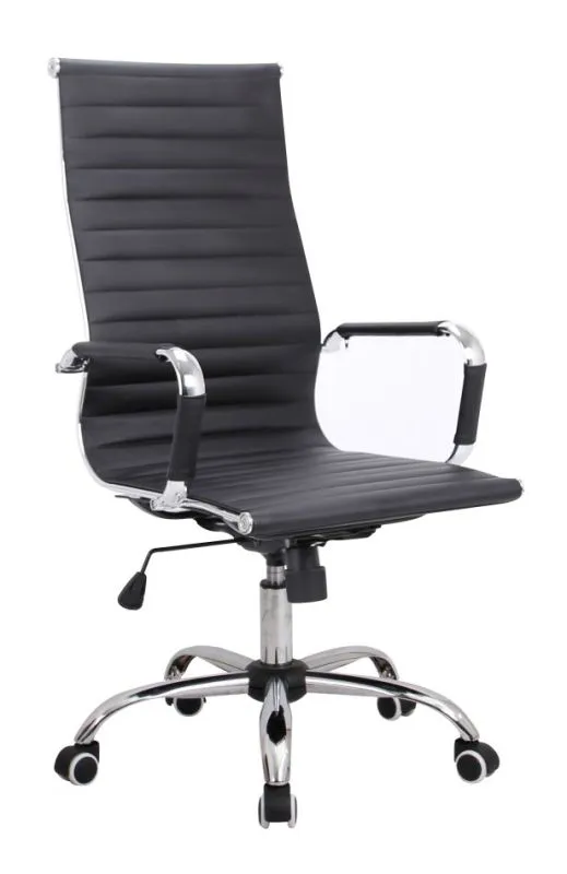 Chaise de bureau pivotante Tamest 77 | Noir | Réglable en hauteur | 106-116 x 54 x 62 cm