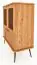 Vitrine Rolleston 21, bois de hêtre massif huilé - Dimensions : 117 x 97 x 46 cm (H x L x P)