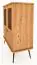 Vitrine Rolleston 21, bois de hêtre massif huilé - Dimensions : 117 x 97 x 46 cm (H x L x P)