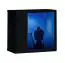Meuble-paroi Salon Volleberg 61, Couleur : Chêne Wotan / Noir - Dimensions : 150 x 250 x 40 cm (H x L x P), avec trois vitrines suspendues
