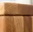 Table basse Wooden Nature 419 chêne massif - 45 x 80 x 80 cm (H x L x P)