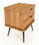 Table de chevet Rolleston 05, bois de hêtre massif huilé - Dimensions : 57 x 50 x 41 cm (H x L x P)