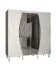 Armoire au design exceptionnel Jotunheimen 177, couleur : blanc - dimensions : 208 x 200,5 x 62 cm (h x l x p)