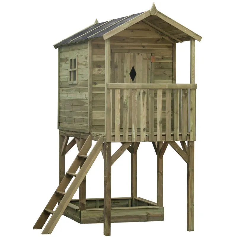 Maison sur pilotis 