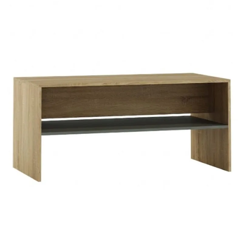 Table basse Ciomas 15 | Sonoma chêne & gris | 120 x 60 x 55 cm | Design moderne