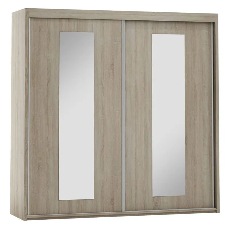 200 cm de large Armoire avec 10 casiers et 2 portes | Couleur: Chêne Sonoma Abbildung