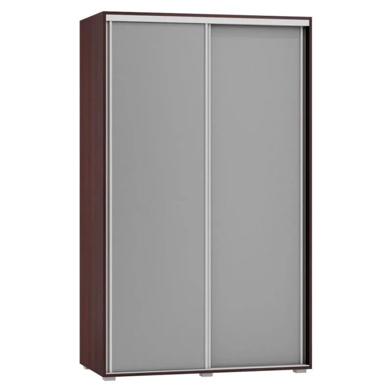 120 cm de large Armoire avec 6 casiers et 2 portes | Couleur: Gris Abbildung
