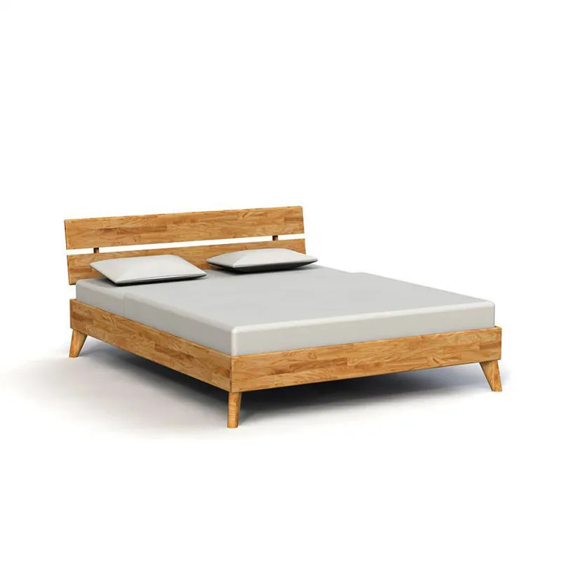 Bois massif Lit | 90 x 200 cm | Chêne Sauvage | Huilé | Naturel Abbildung