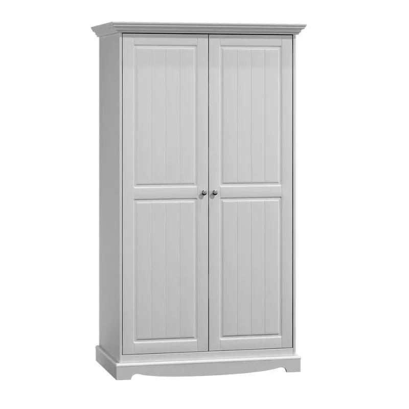 108 cm de large Armoire avec 2 portes | Couleur: Blanc Abbildung