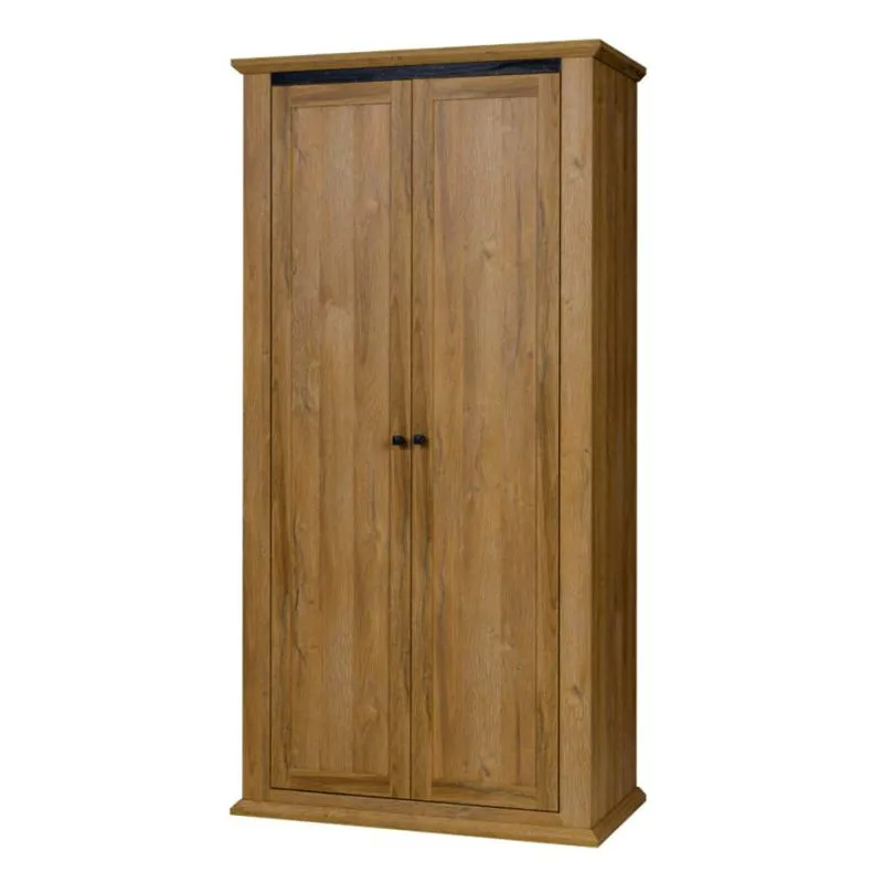 100 cm de large Armoire avec 2 portes | Couleur : Chêne Abbildung