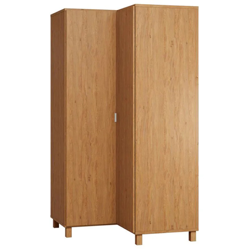 102 cm de large Armoire avec 2 portes | Couleur : Chêne Abbildung