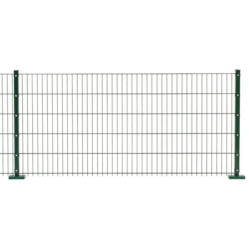 Clôture grillagée - Double fil David 6/5/6 mm, Finition: revêtement vert, Hauteur: 183 cm, Longueur: 251 cm
