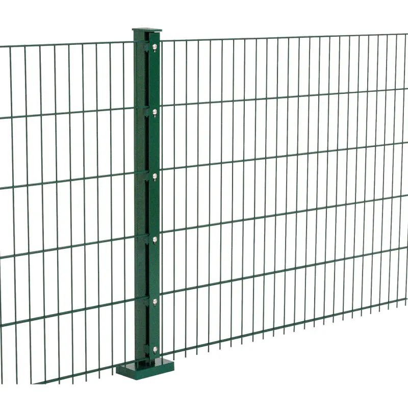 Clôture grillagée - Double fil David 6/5/6 mm, Finition: revêtement vert, Hauteur: 203 cm, Longueur: 251 cm