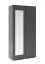 Armoire simple avec deux compartiments Zapopan 23, couleur : graphite, Matériaux de haute qualité, dimensions : 185 x 90 x 40 cm, deux tringles à vêtements coulissantes