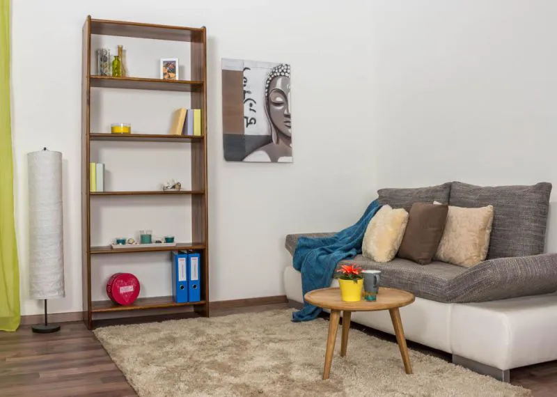 Étagère - 80 cm de large, Pin Bois-massif, Couleur: Chêne Abbildung