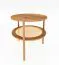 Table basse Wellsford 51 | Chêne sauvage massif huilé | 50 x 50 x 50 cm | Design exclusif et rangement